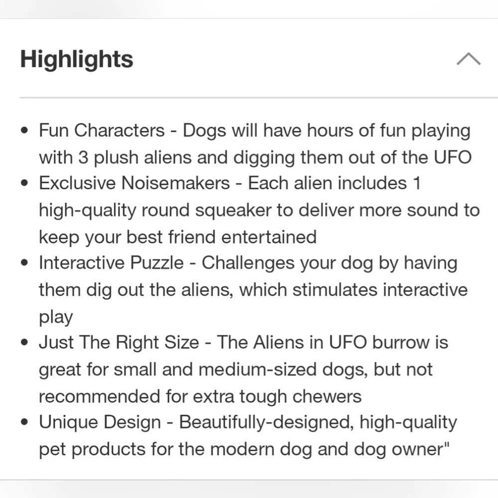 Zippy Paws Alien Burrow Dog Toy